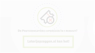 Postcodeloterij opzeggen
