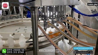 دستگاه پرکن شامپو تخم مرغی | پرکن ۶ نازله | 09152000050