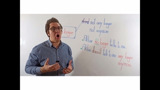 any longer یا no longer