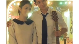 پشت صحنه سکانس اخر اسنودراپ. گل برفی.خوندن جونگ هه این (سوهو)....پشت صحنه خوندن سوهو