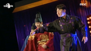 اجرای آهنگ My House لی جونهو با لباس پادشاه