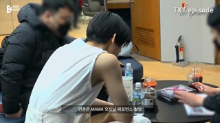 اپیزودِ منتشر شده از پشت صحنه‌ی حضور TXT در مراسم Mnet Asian Music awards 2021