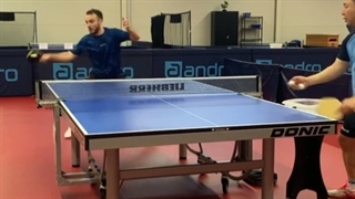 تمرین بک هند و فورهند جذاب و سرعت تنیس روی میز