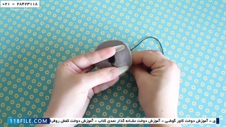 فیلم اموزش نمد دوزی از پایه - نمد دوزی آسان ( آموزش دوخت جاکلیدی طرح کوالا  )