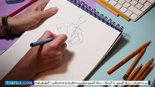 آموزش طراحی لباس رایگان - بهترین طراحی لباس - مبانی تئوری رنگ ها- طراحی ساده
