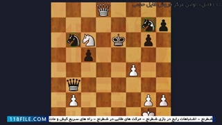 آموزش شطرنج-آموزش شطرنج ابتدایی- تاکتیک سیخ کباب