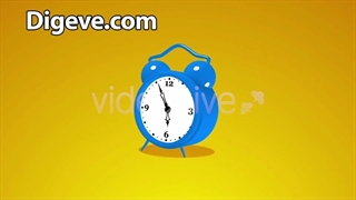 دانلود پروژه آماده افتر افکت : ساعت Cartoon Alarm Clock