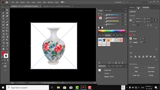 آموزش طراحی گلدان رنگی و طرح دار در ایلاستریتور-Mixkade.ir