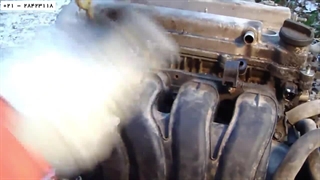 آموزش تصویری تعمیر موتور تویوتا-بررسی بدنه موتور VVTi-شرح موتور تویوتامانیفولد