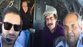 اجرای زنده علیرضا افتخاری در کابین خلبان و در حضور مرجانه گلچین