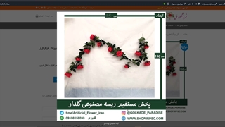 گیاهان مصنوعی رونده رز AFA19 Plant pendant