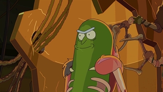 صحنه «ریک خیارشوری» از سریال ریک و مورتی