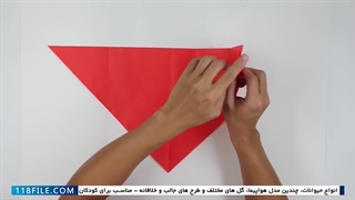 آموزش ساخت اوریگامی - اموزش ساخت اوریگامی ساده و زیبا- ساخت کاردستی اژدها آتشین