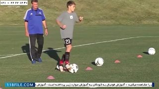 آموزش فوتبال به کودکان-آموزش تکنیک فوتبال-آموزش دریبل، شوت و لمس توپ