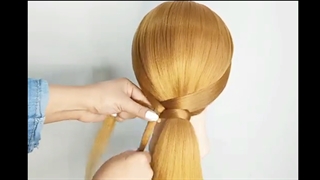 آموزش مدل مو دخترانه بافته و جمع شده_مومیس مرجع و مشاور مو