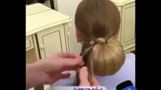 اموزش بستن موی پروانه ای