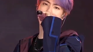 Kim Seokjin With Purple Hair