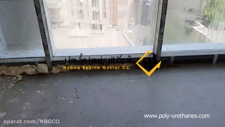 تزریق فوم پلی یورتان برای درزگیری پنجره