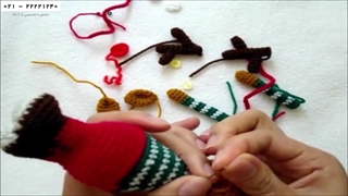 آموزش بافت عروسک -عروسک بافی-آموزش قلاب بافی گوزن