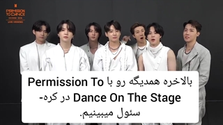 BTS _ Permission To Dance[On Stage _ Seoul] Live Viewing Persian Sub