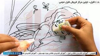 فیلم آموزش ویترای-آموزش نقاشی روی ظروف-آموزش کشیدن نقاشی نوزاد روی شیشه