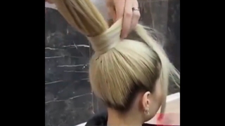 بستن مو پاپیونی باز