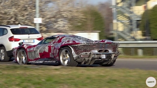 خودرو فراری Daytona SP3 با پوشش Camo Wrap مشاهده شد