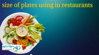 بررسی انواع سایز ظروف غذاخوری در رستوران
