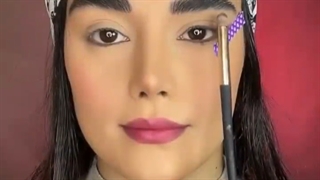 تکنیک کشیده ودرشت کردن چشم ها️