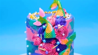 ایده هایی برای تزیین کیک - موج کره ای