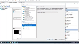 اموزش تنظیمات Hyper-v settings در ویندوز سرور 2022