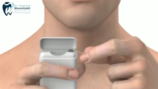 طرز صحیح استفاده از نخ دندان