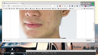 روتوش تصاویر از بین بردن لکه لباس با نرم افزار gimp