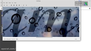 حباب دار کردن تصویر در نرم افزار gimp