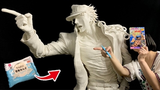 ساخت مجسمه Jotaro Kujo با دست