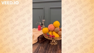 خرید میوه خوری استیل گرد پایه دار