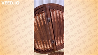 خرید تخته نرد مسافرتی طرح گرد