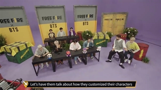 BTS X Free Fire _ Show Series BTS Tries Selected Characters And Bundle