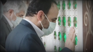 حضور دکتر کلانتری معاون فرهنگی و اجتماعی وزارت علوم در یادمان شهدای شلمچه