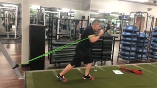 پرس بالا بازو با کش