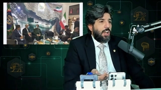 14010108: حضور جنجالی سپاه در نمایشگاه نظامی قطر با بنر خلیج فارس در کنار غرفه آمریکا!