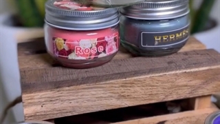 شمع کنسروی عطری