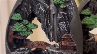 جاعودی پلی رزین آبشاری طرح صخره