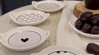 ست ۲تایی خرماخوری سرامیکی کوچک