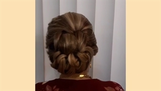 آموزش شینیون موی کوتاه - آموزشگاه آرایشگری زنانه در تهران