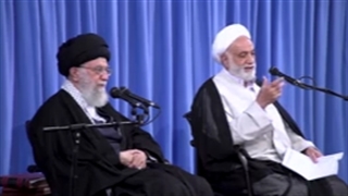 سخنرانی قرائتی در محضر رهبری