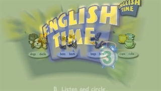 English Time 3 Race 2 Unit 7 Phonics Time B