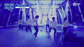 اجرای اهنگ Burn the floor از گروه سوپرجونیور در SJ Come Back Show