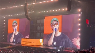 صحبت های پایانی Kim Namjoon در روز اول کنسرت حضوری لاس وگاس