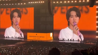 صحبت های پایانی Kim Seokjin در روز اول کنسرت حضوری لاس وگاس